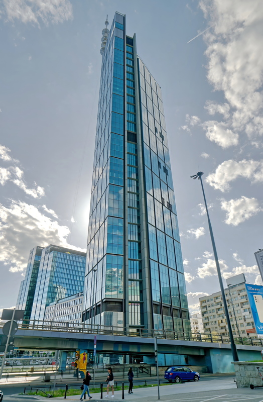 22 - The Varso Tower in Warsaw, Poland, which is the tallest building in the European Union
